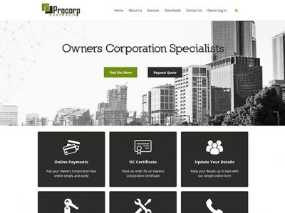 procorp australia website design