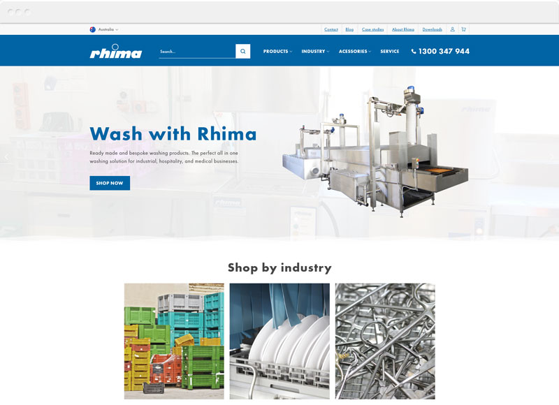 Rhima Website Design